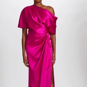 Amsale dress size 4 fuchsia